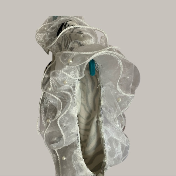 Zebra Print Ruffle Sleeve Blouse - Picture 7 of 16